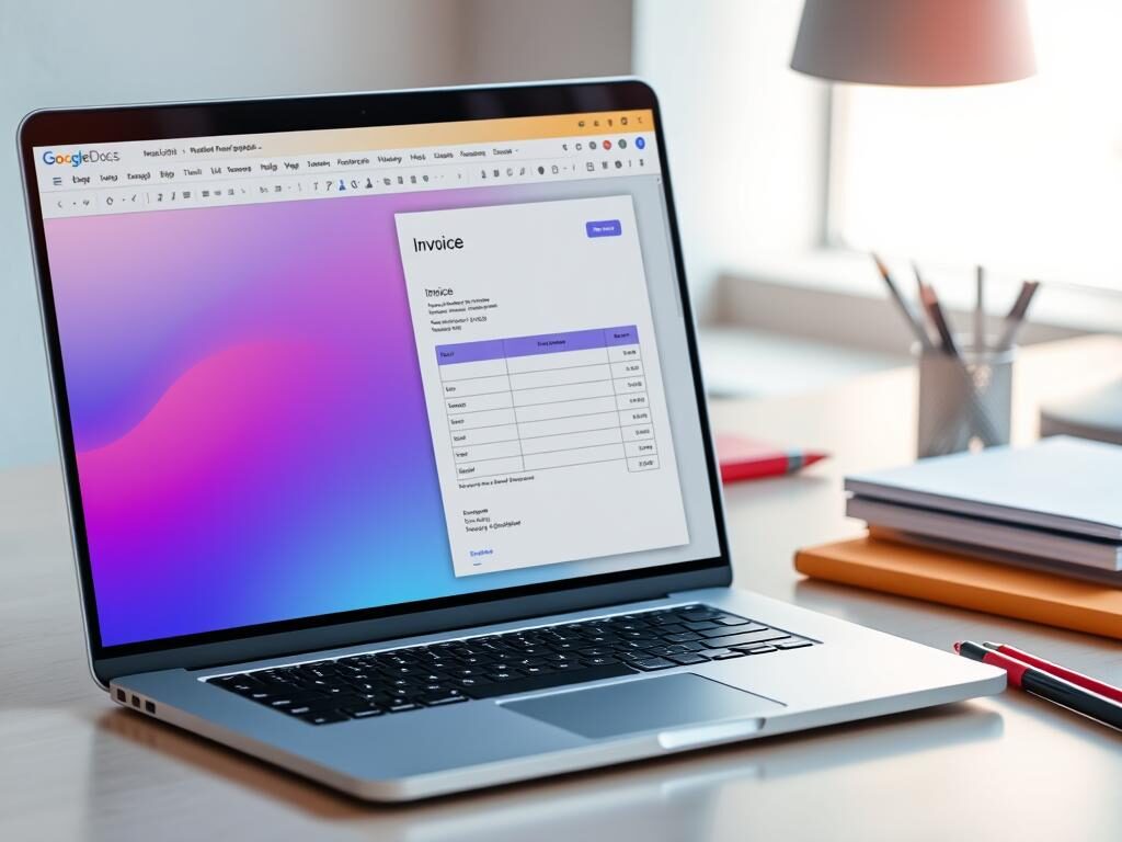 how to make an invoice with google docs