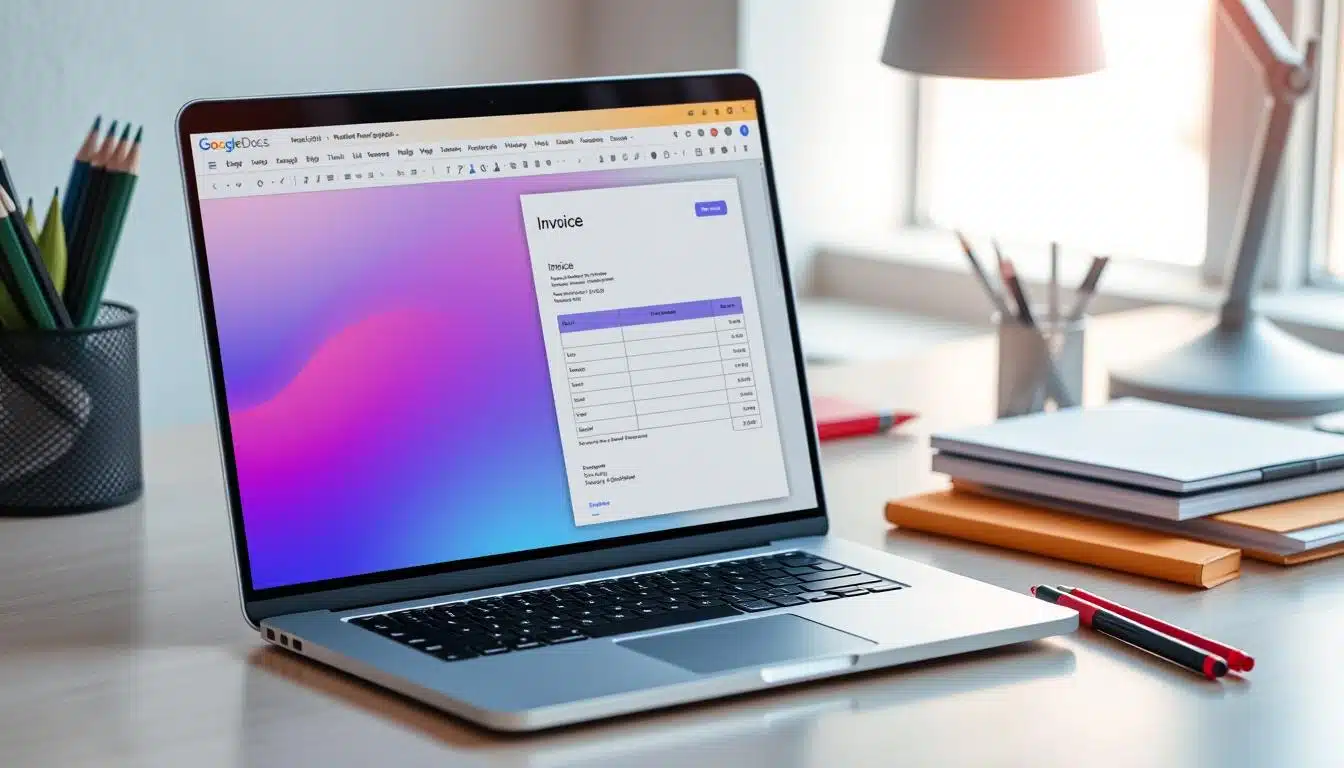 how to make an invoice with google docs